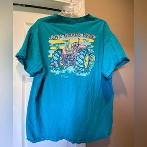 Love Grows Here Chloe Lane T-shirt XL “Tropical Blue”